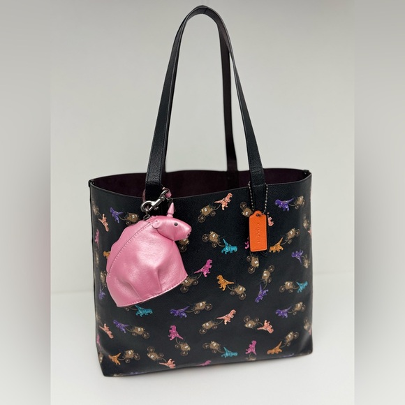 Coach Handbags - COACH Colorblock Highline Tote Embossed Rexy & Carriage Glitter Logo & Unicorn